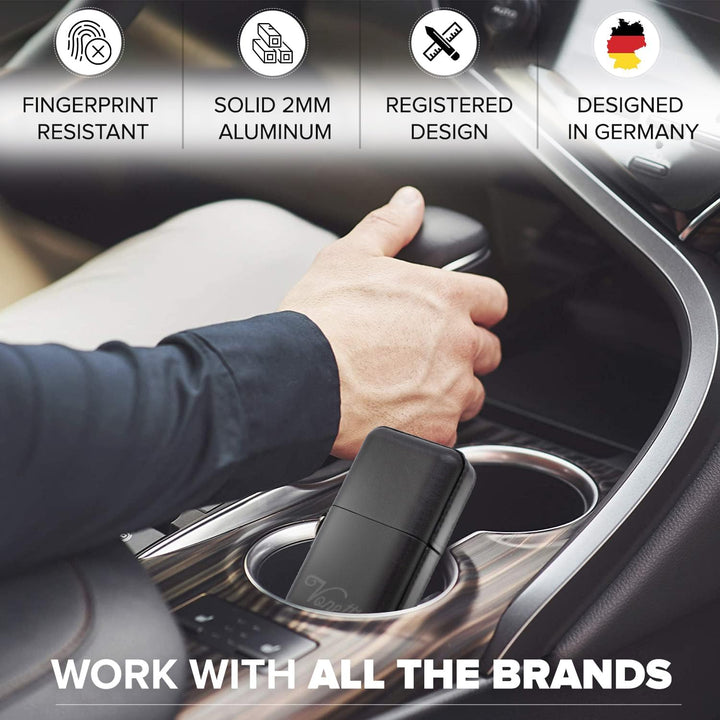 VONETTI Alpha Shield ELEGANTE - Premium RFID Signal Blocker Box - Smart Car Key Faraday Signal Prote