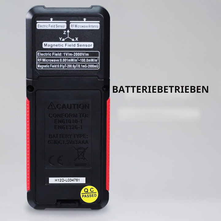 EMF Messgerät Strahlungsdetektor Digitaler Elektromagnetische Felder Handgehaltener EF/MF/RF Elektro