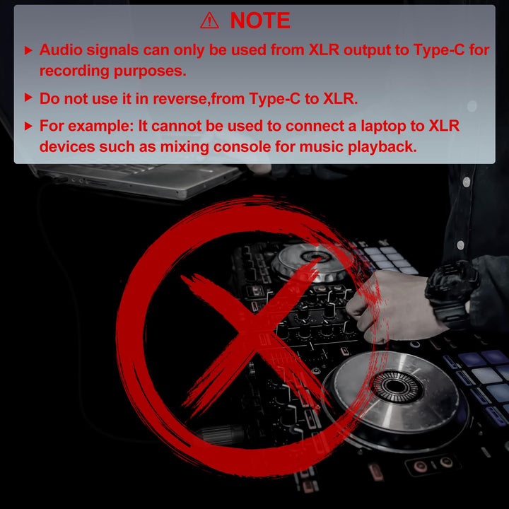 J&D USB C zu XLR Mikrofon Audiokabel, Geflochtenes USB C zu XLR Buchse Mikrofonkabel für Audioaufnah