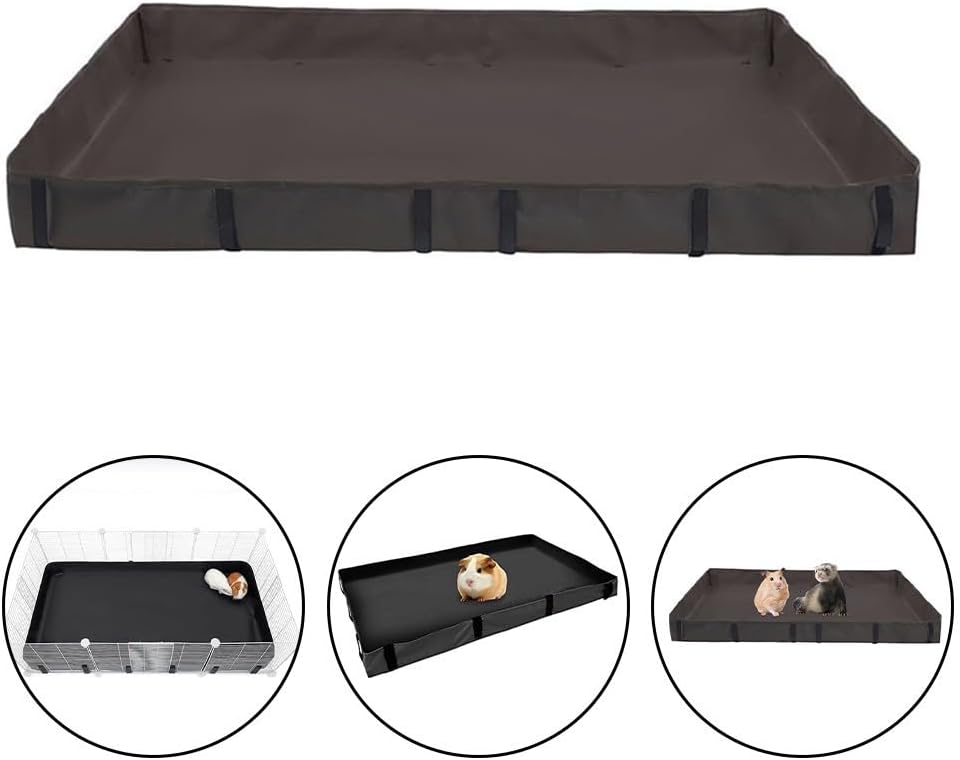 Meerschweinchen-Käfig-Auskleidung, wasserdichte Meerschweinchen-Plane, Unterseite für Gitter, Lebens