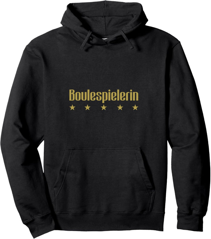 Boulespielerin Boule Petanque Retro Sport Pullover Hoodie