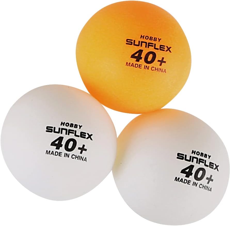 Sunflex Tischtennisset Lifestyle | 2 Tischtennisschläger mit Schwamm und inklusive drei Tischtennisb