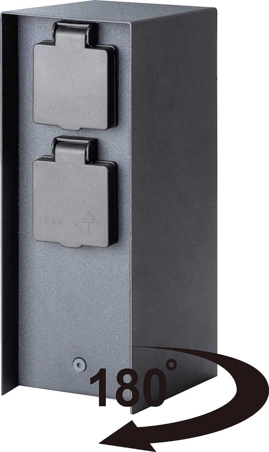 Bold Orio smarte Aussen-Steckdose-Garten (Steckdosen-Säule) 3-Fach Stecker Anthrazit (Smart Home | W