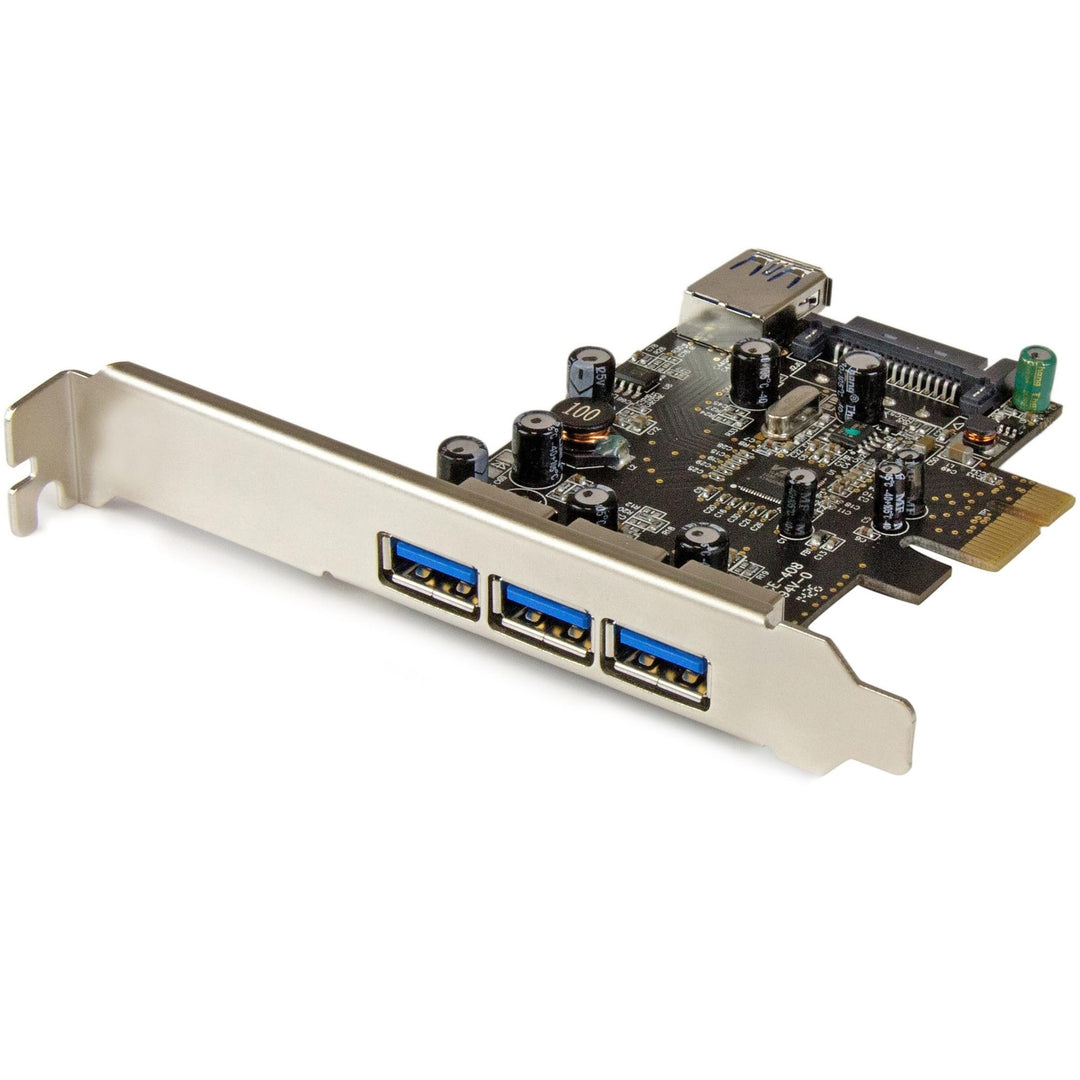 StarTech.com 4 Port PCI Express USB 3.0 Karte - 4-fach PCIe USB 3.0 Schnittstellenkarte - 3 Externe