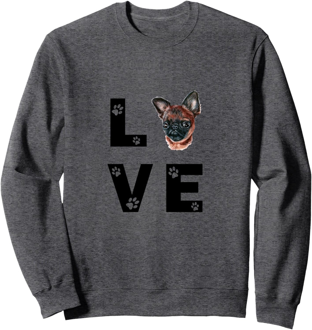 GRIFFON Hund Love Hundebesitzer Geschenk Sweatshirt