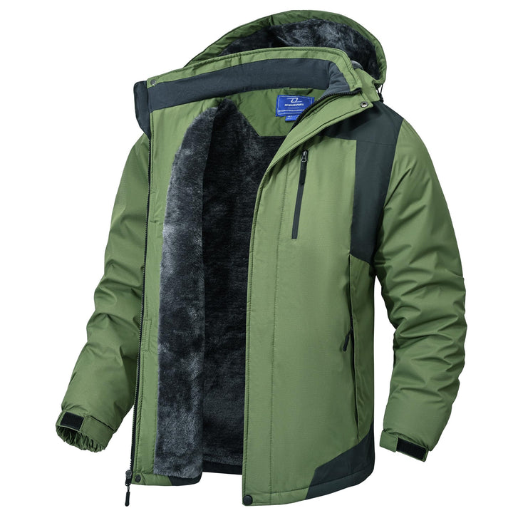 Winterjacke Herren Skijacke Warm Wasserdicht Outdoor jacken für Männer Winddicht Snowboardjacke mit
