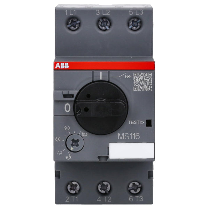 ABB MS116 Motorschutzschalter, 10 A 690 V 90mm x 45mm