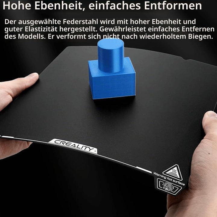 Creality Epoxid Harz Bauplatte für K1 Max, 3D Drucker, Doppelseitige Epoxid Harz Partikelbeschichtun