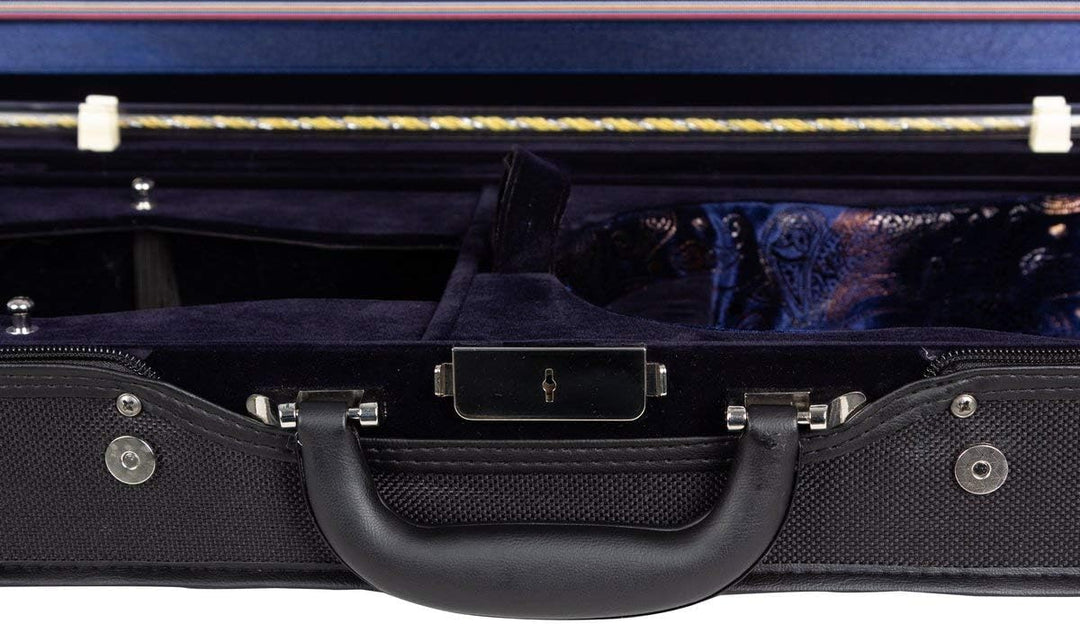 Geigenkoffer Holz Lord 4/4 navy blue M-Case