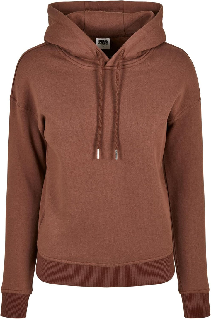 Urban Classics Damen Ladies Organic Hoody Kapuzenpullover 3XL Bark, 3XL Bark