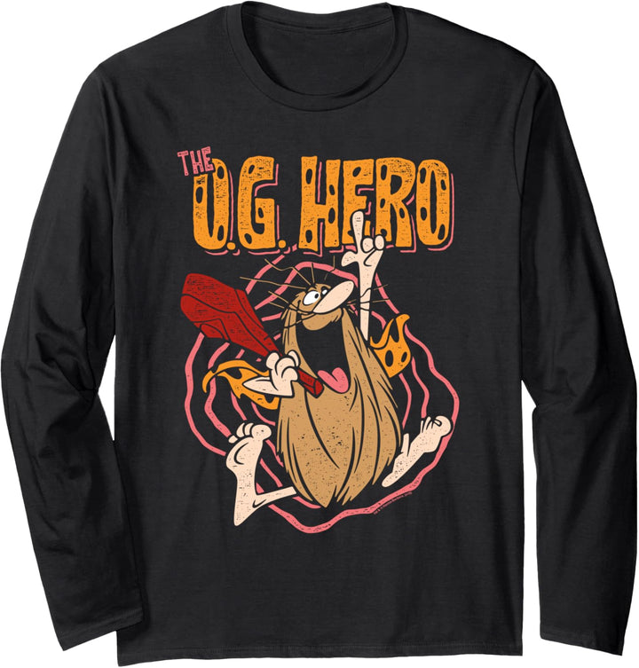 Captain Caveman OG Hero Langarmshirt