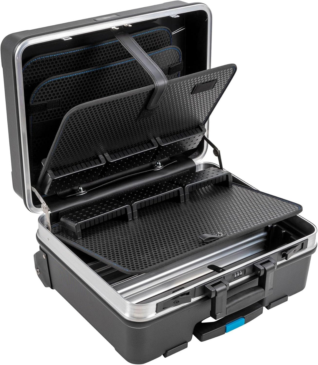 B&W Werkzeugkoffer GO mobil mit MODUL-Werkzeugstecksystem (Koffer aus ABS, Volumen 36l, 48 x 37,5 x