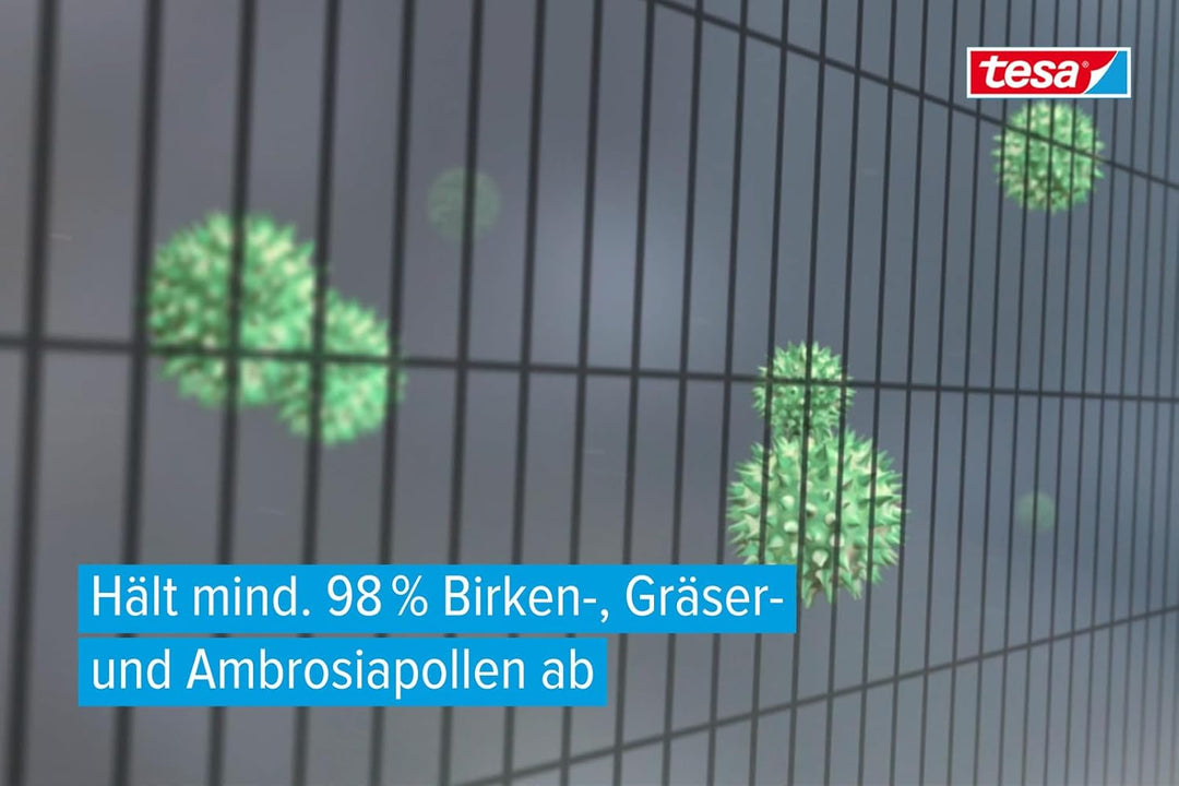 Philips Luftreiniger 600-Serie, energieeffizient mit Smart Sensor & tesa Pollenschutzgitter - zuschn