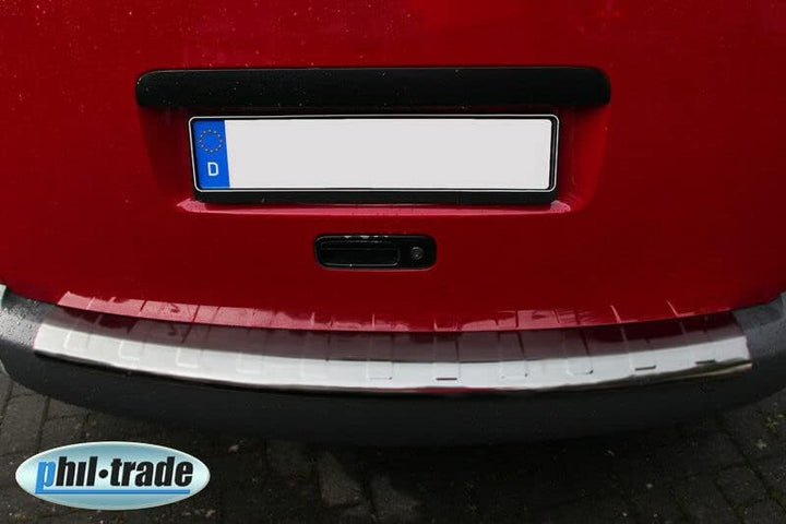 RECAMBO Ladekantenschutz Edelstahl kompatibel für VW Caddy III 2K 2C | BJ 2003-2015 - matt gebürstet