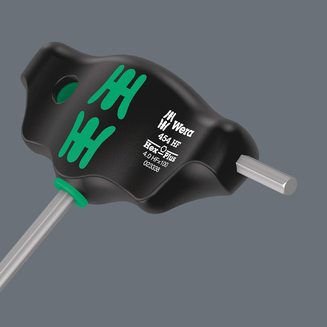 Wera 05023453001 454/7 HF Set 2, Quergriff-Schraubendreher-Satz, 7-teilig Schwarz Hex-Plus - metrisc