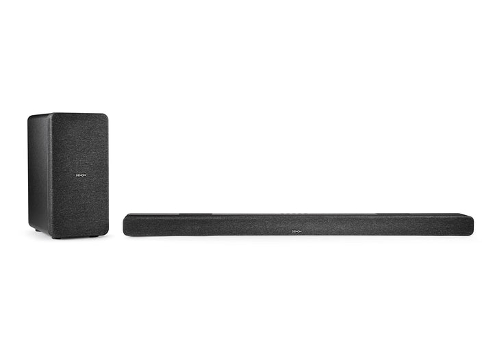 Denon DHT-S517 3.1.2 Dolby Atmos Soundbar System Mit Kabellosem Subwoofer, HDMI EARC Und Bluetooth,