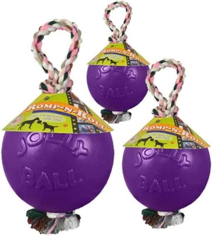 Jolly Pets Romp-N-Roll Ball 6 Inches/Medium Blau/Violett, 6 Inches/Medium Blau/Violett
