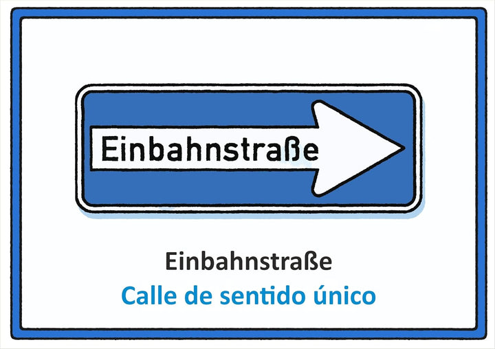 Meine Verkehrszeichen Lernkarten: deutsch/spanisch, Ungebunden