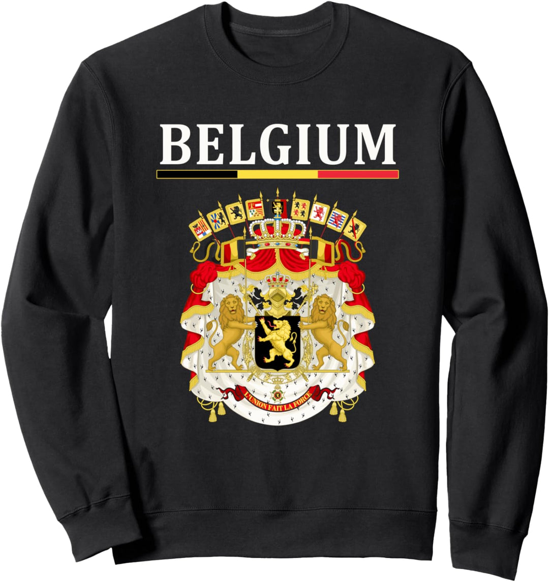 Flagge Belgien Wappen Belgien Belgische Flagge Sweatshirt
