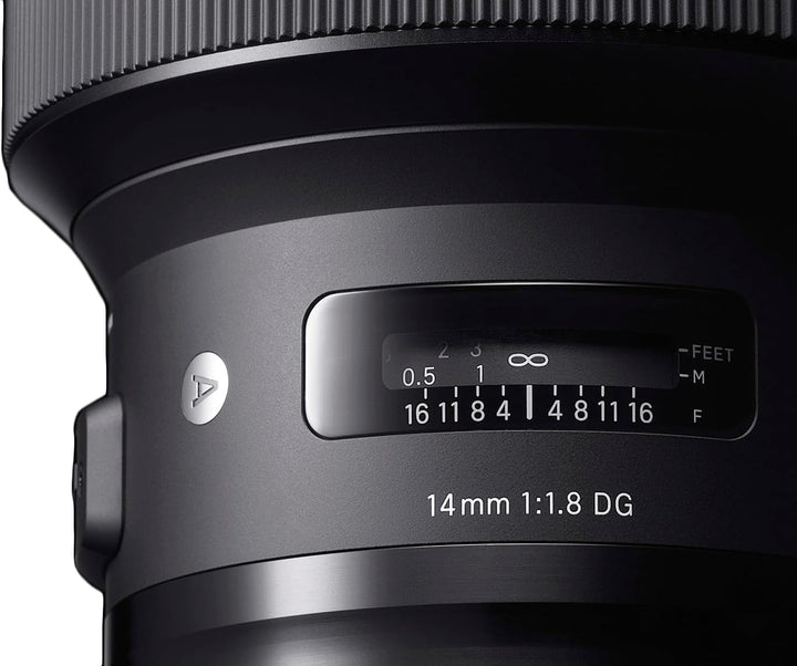 Sigma 14mm F1,8 DG HSM Art Objektiv für Sony-E Objektivbajonett für Sony-E Single, für Sony-E Single