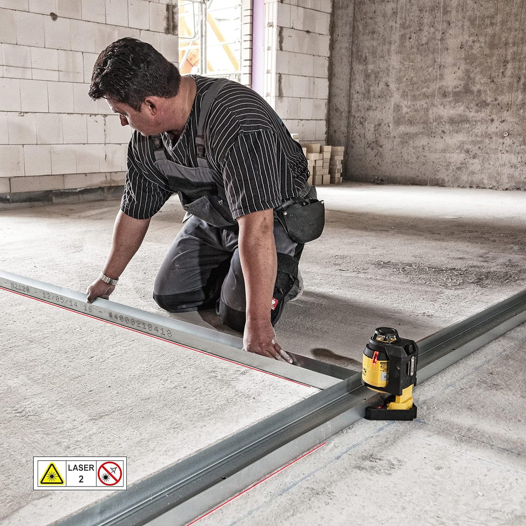 STABILA Kreuzlinienlaser LAX 400, selbstnivellierend, 360°-Horizontal-Linie, 2 Vertikal-Linien, Lotf
