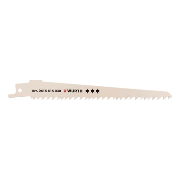 Würth Säbelsägeblatt Holz, 5 Stück, drei Sterne, Länge= 150mm, (0615815030)