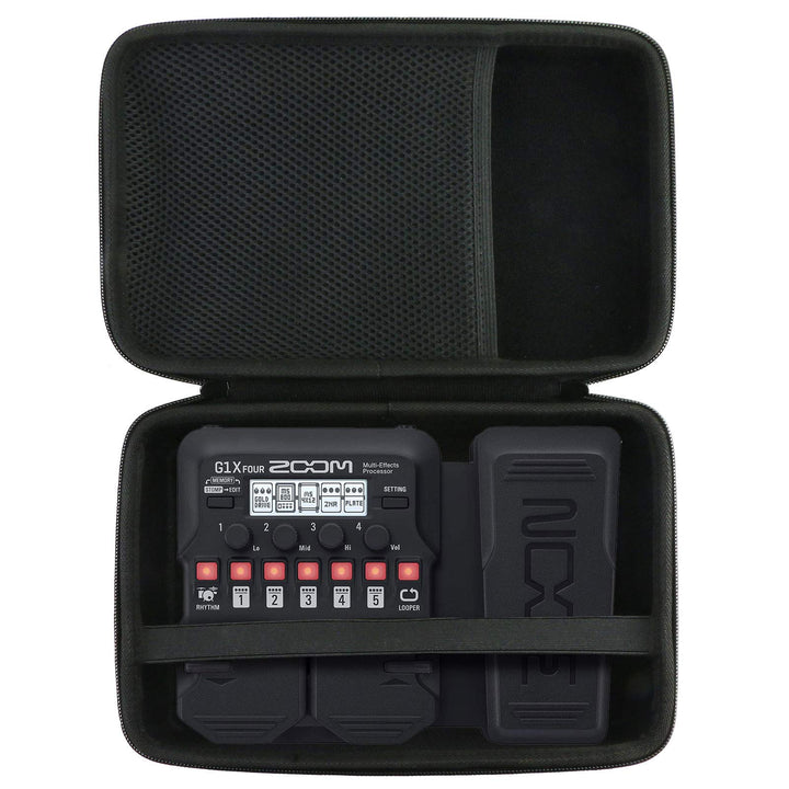 co2CREA Hart Reise Schutz Hülle Etui Tasche für Zoom G1X / B1X / A1X FOUR/IFS Multieffektpedal Amp S