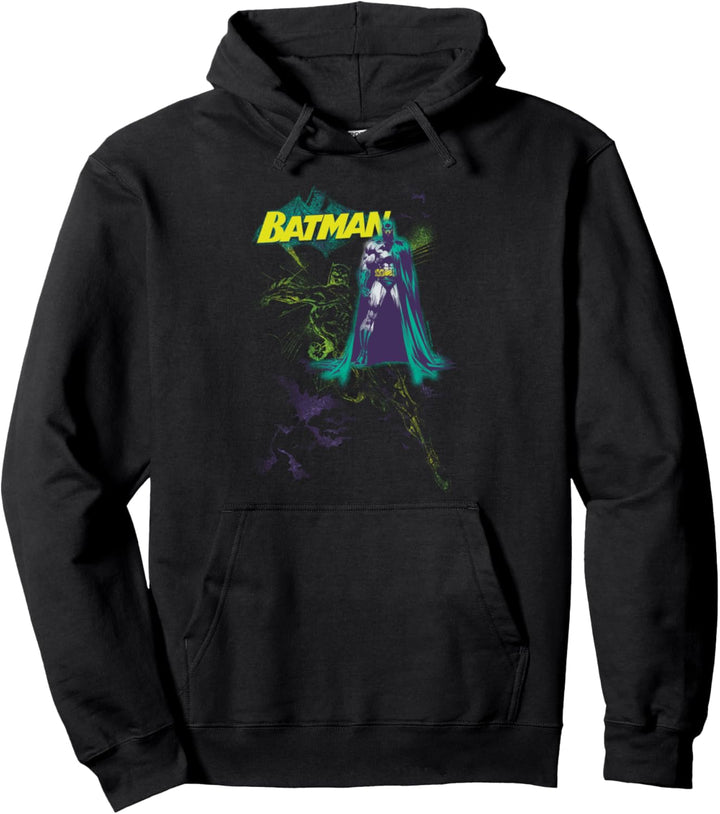 Batman Bat Spray Pullover Hoodie