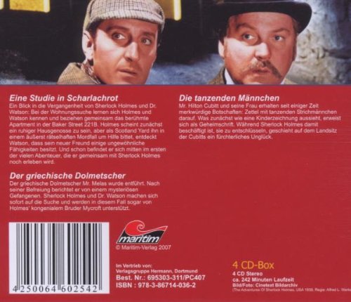 Sherlock Holmes IV, Audio-CD