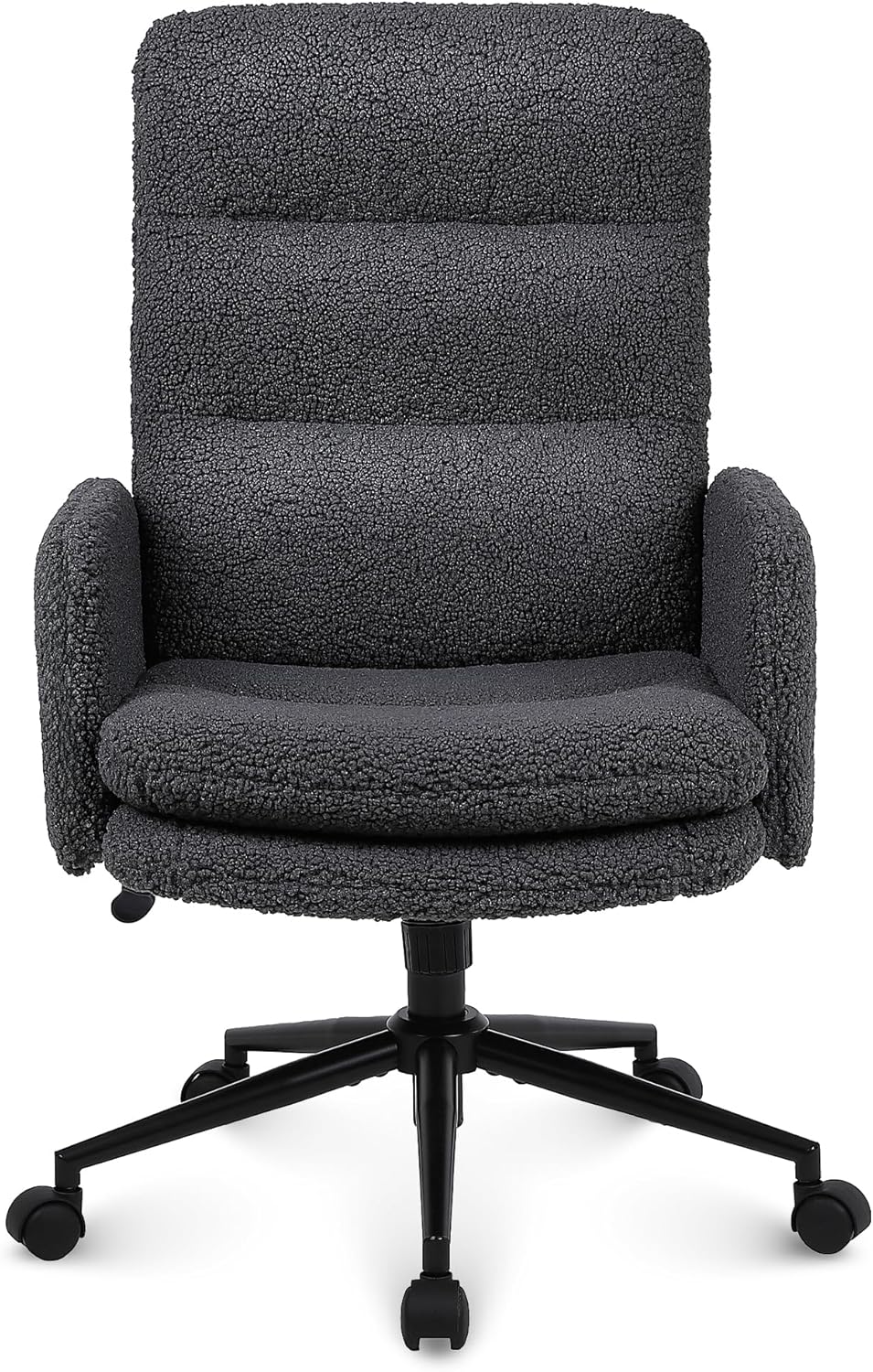 Youhauchair Schreibtischstuhl aus Kaschmir, Bürostuhl Ergonomisch mit hoher Rückenlehne, Bequemer Sc