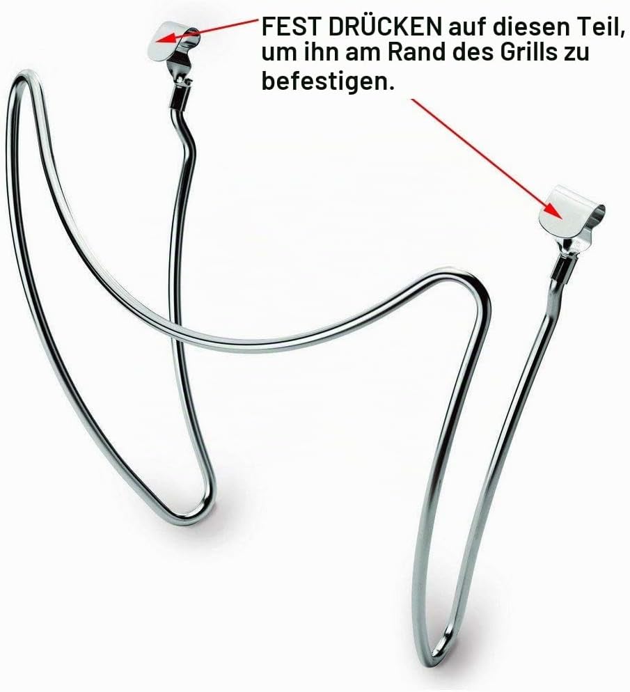 Denmay Slide-a-Side Deckelhalter für Weber 47cm und 57cm Kugelgrill, Holzkohlegrill 18–1/2 Zoll und