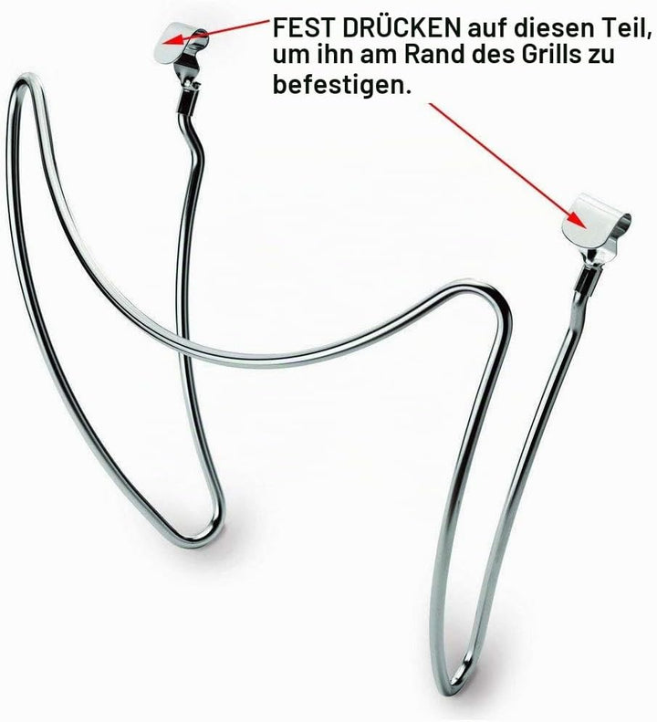 Denmay Slide-a-Side Deckelhalter für Weber 47cm und 57cm Kugelgrill, Holzkohlegrill 18–1/2 Zoll und