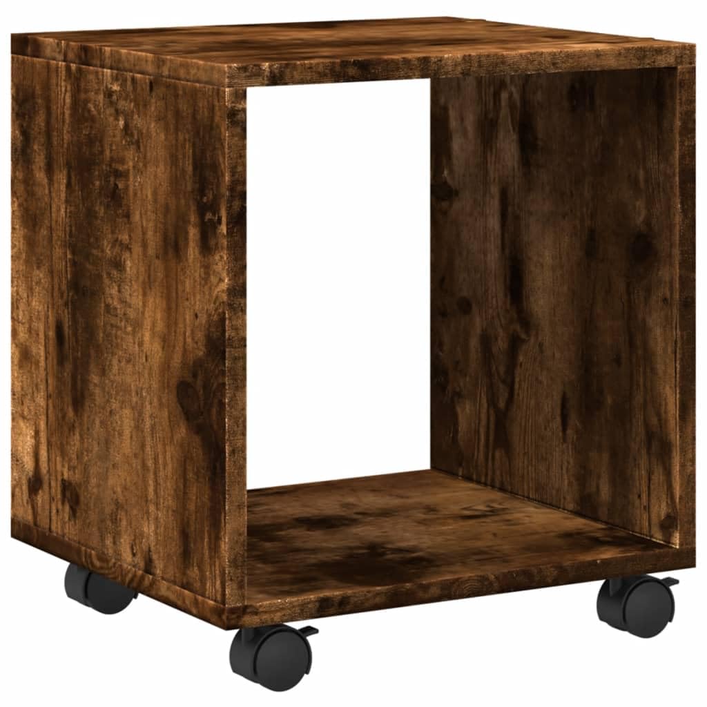vidaXL Rollschrank Räuchereiche 37x33x42,5 cm Holzwerkstoff