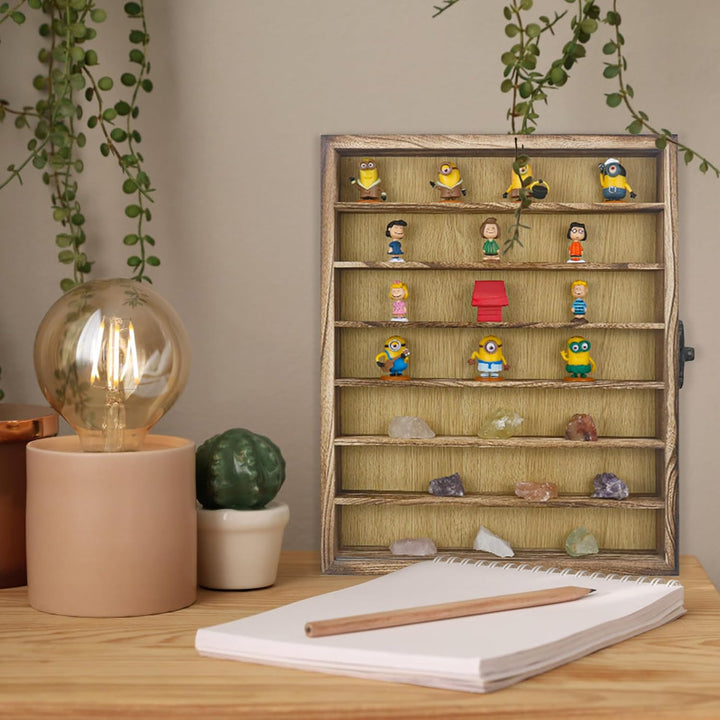 FramePro 3D Bilderrahmen 40x50 Grosse Schattenbox Vitrine Rahmen mit Glasfenstertür Erinnerungsstück