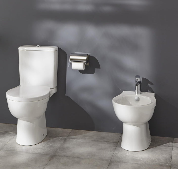 JACOB DELAFON New OLA EBB0001-00 Bidet aus Keramik, mit verdeckten Befestigungen, einfache Reinigung
