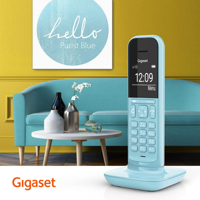 Gigaset CL390HX - Design DECT-Mobilteil mit Ladeschale - Fritzbox-kompatibel - Schnurloses Telefon f