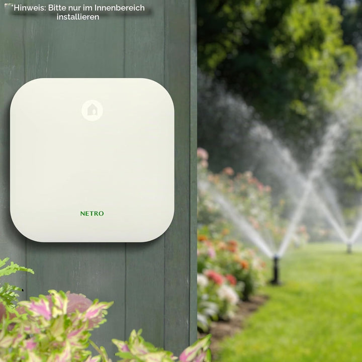 Netro Smart-Sprinkler-Controller, Wireless-LAN, Wetter Aware, Remote Access, 6 Zone, Kompatibel mit