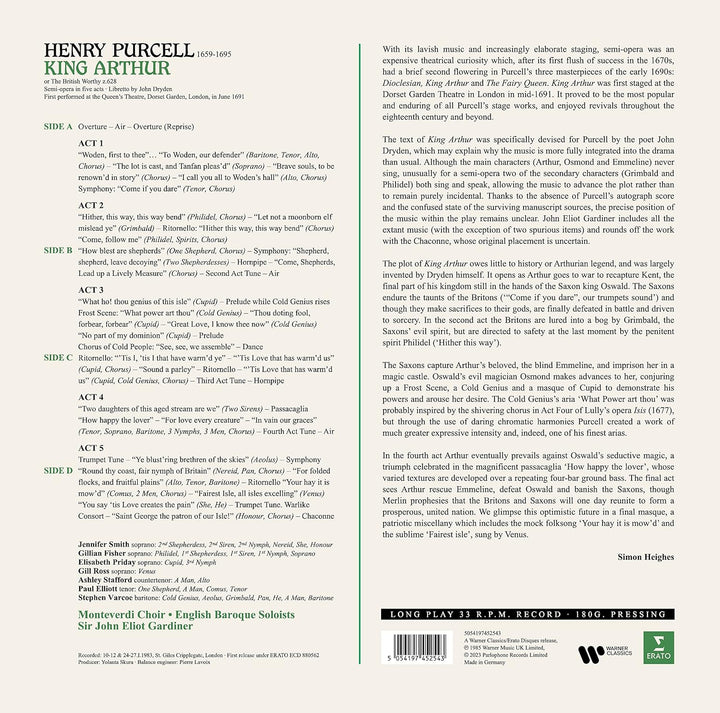 King Arthur, Vinyl