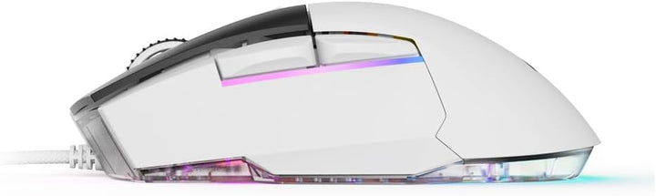 Sharkoon Skiller SGM35 White, Optical Gaming Maus, RGB, PBT Button
