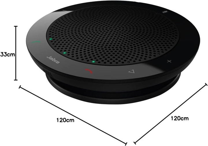 Jabra 7410-109 Speak 410 Konferenzlautsprecher – Microsoft zertifizierter tragbarer Lautsprecher mit