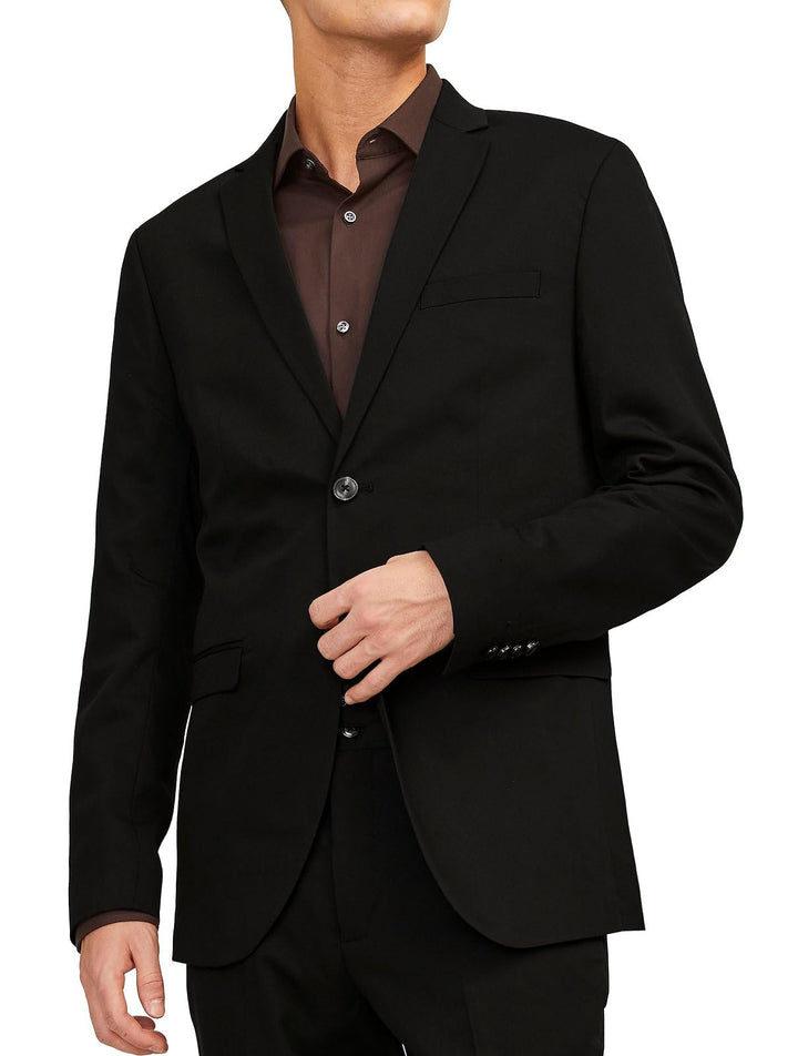 JACK & JONES Male Einreihiger Blazer JPRFRANCO Super Slim Fit Blazer 46 Schwarz, 46 Schwarz