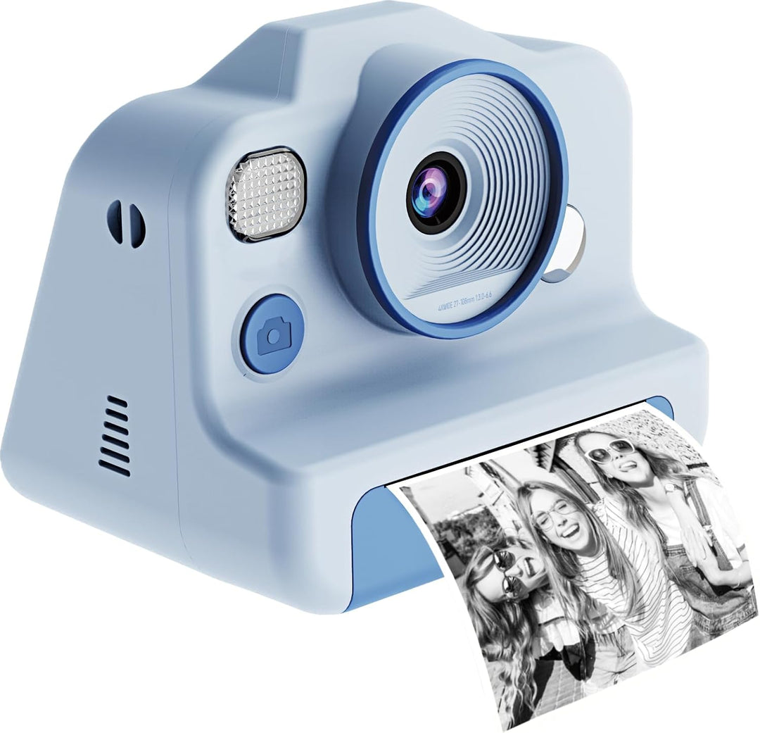 Instant Print Camera Blue