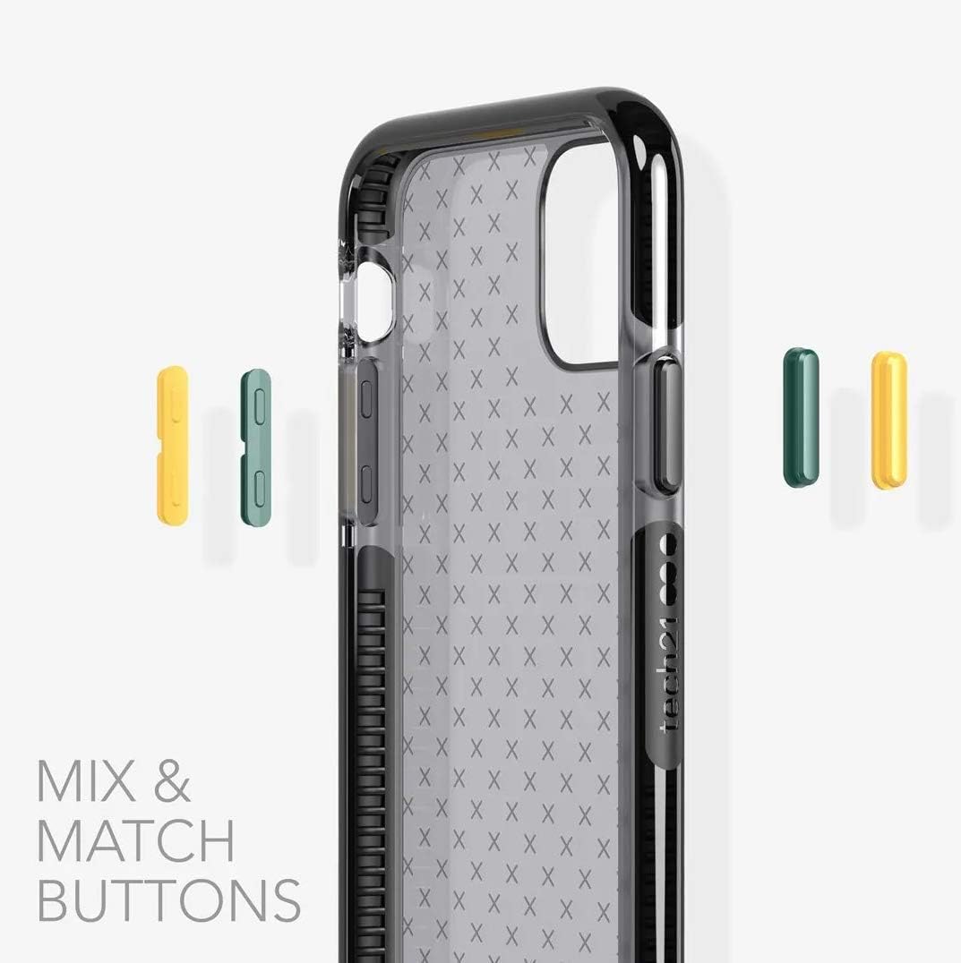 Tech21 Evo Check Schutzhülle für iPhone 11 Pro - Schützende Dünne Schale Beständig Handyhülle - Rauc