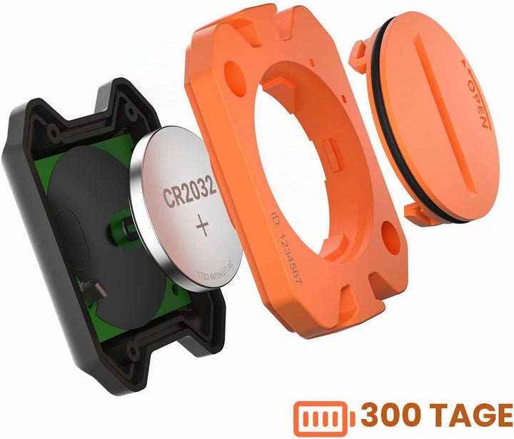 moofit Geschwindigkeitssensor und Trittfrequenzsensor, Bluetooth &amp; ANT+ Kabelloser Geschwindigkeits,