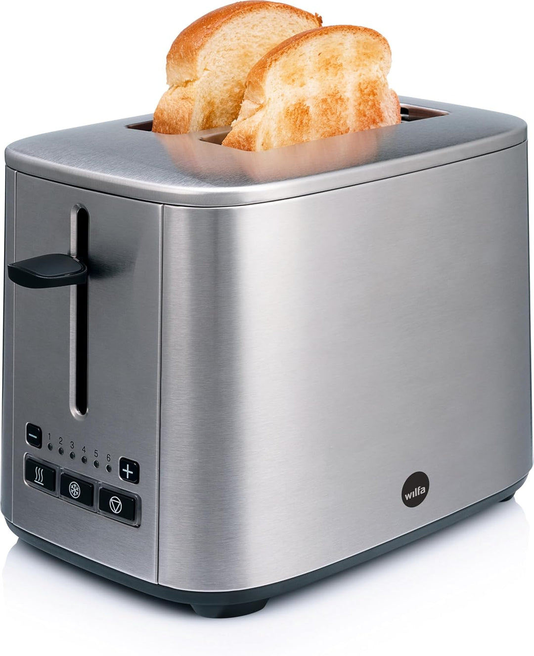 Wilfa CLASSIC Toaster - aus Edelstahl, verstellbare Hitzeeinstellungen mit Auftau-, Wiederaufheiz- u