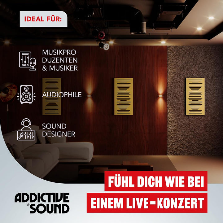 Addictive Sound AbFuser Hybrid Akustikpanel 100x50 cm, Wenge, Wenge