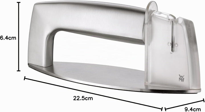 WMF Gourmet Messerschärfer, Schleifscheiben Hartmetall, Messerschleifer, Cromargan Edelstahl, Kunsts