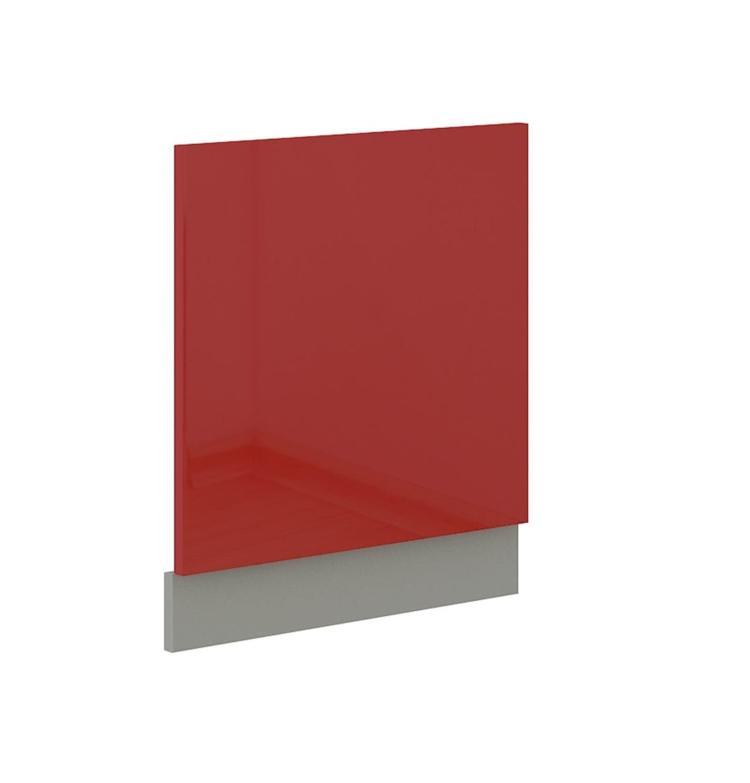 Kuechen-preisbombe Frontblende Geschirrspüler integriert 60 cm Rot Hochglanz Küche Rose Bianca