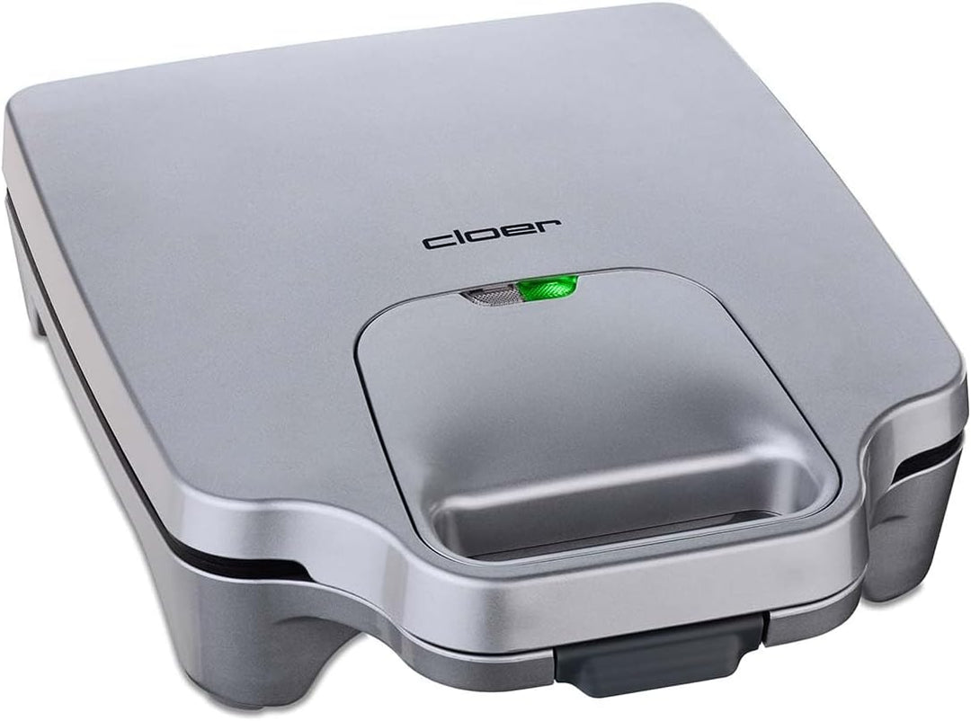 Cloer 6269 Sandwichmaker XXL / 1800 W / für 4 Sandwiches / American Toast / XXL-Füllung / optische F