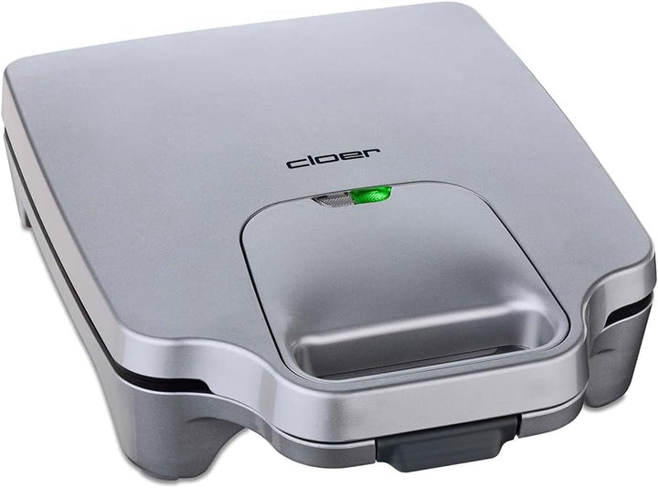 Cloer 6269 Sandwichmaker XXL / 1800 W / für 4 Sandwiches / American Toast / XXL-Füllung / optische F